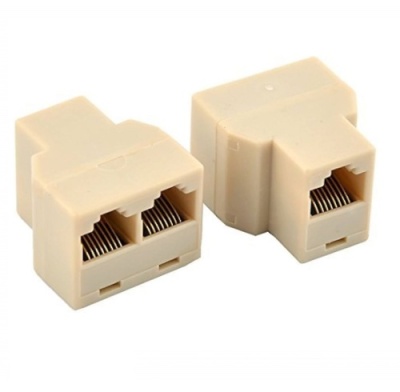 Ethernet Splitter - 1 Input / 2 Output - Single Piece